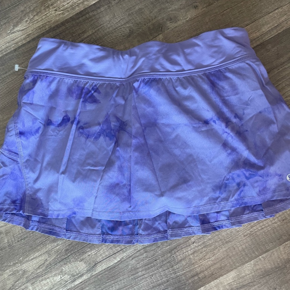 Lululemon Purple Tie Dye Speed Skirt 6